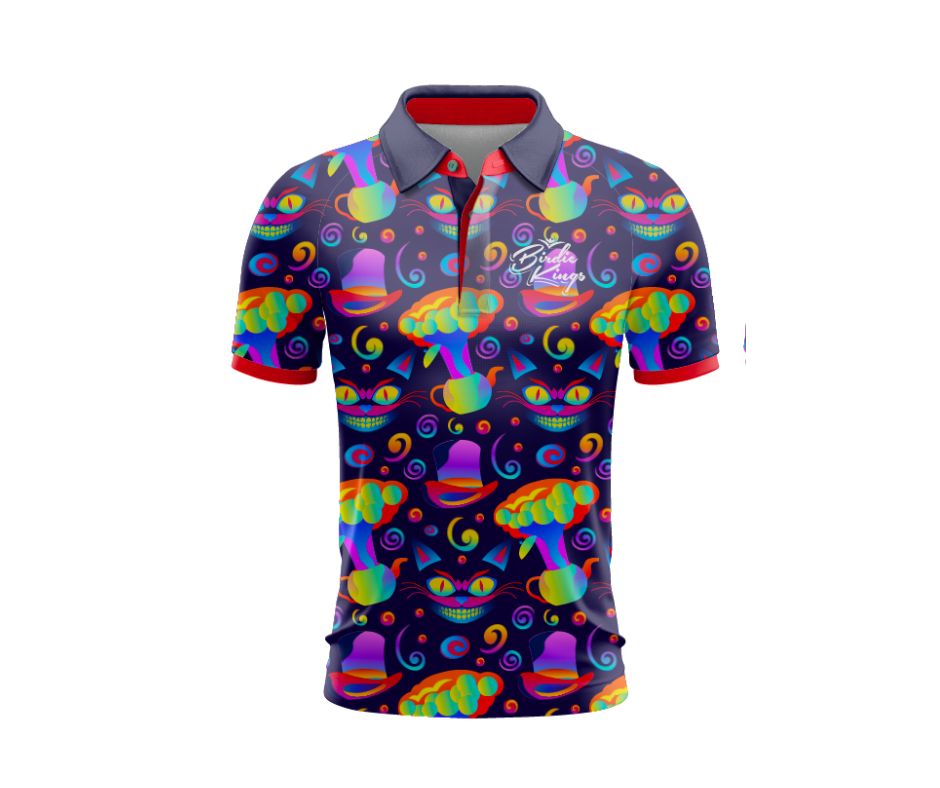 A 'Mad Hatter' themed polo 