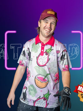 Pink Toucan Golf Polo